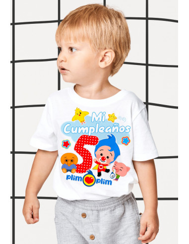 Remeras Plim Plim Cumpleaños