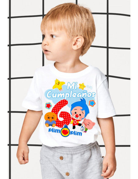 Remeras Plim Plim Cumpleaños