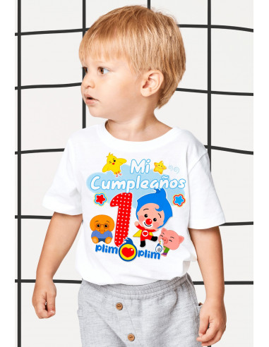 Remeras Plim Plim Cumpleaños