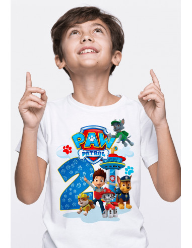 Remeras Paw Patrol Cumpleaños