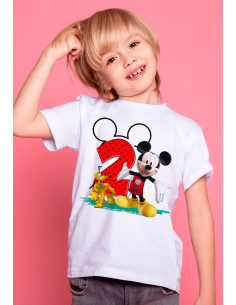 Remeras Mickey Cumpleaños