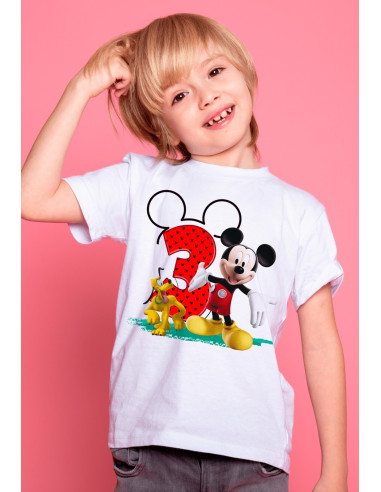 Remeras Mickey Cumpleaños
