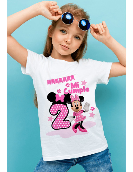 Remeras Minnie Cumpleaños