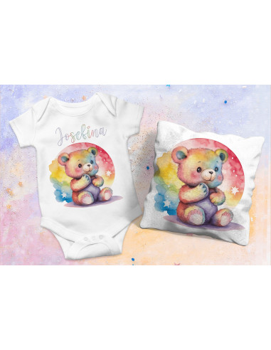 Body Almohadón Ositos Coloridos +...