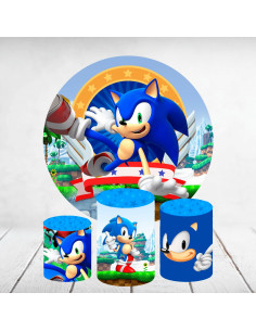 Decoración mesa Sonic