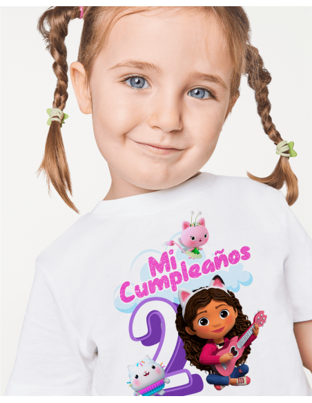 Remeras Gabby Cumpleaños