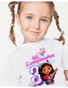 Remeras Gabby Cumpleaños 2