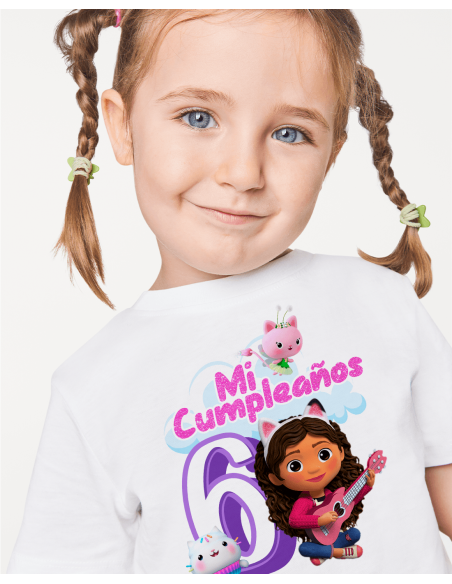 Remeras Gabby Cumpleaños