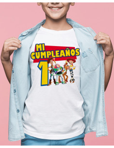 Remeras Toy Story Cumpleaños