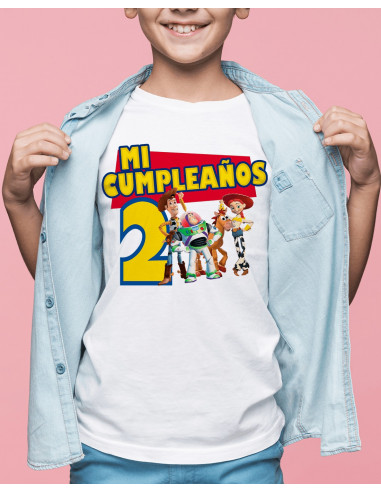 Remeras Toy Story Cumpleaños