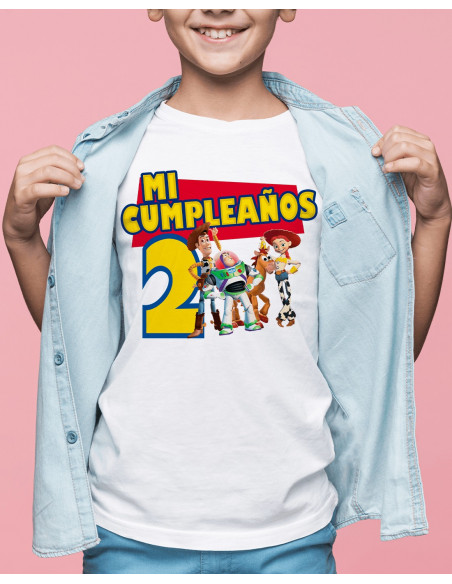 Remeras Toy Story Cumpleaños