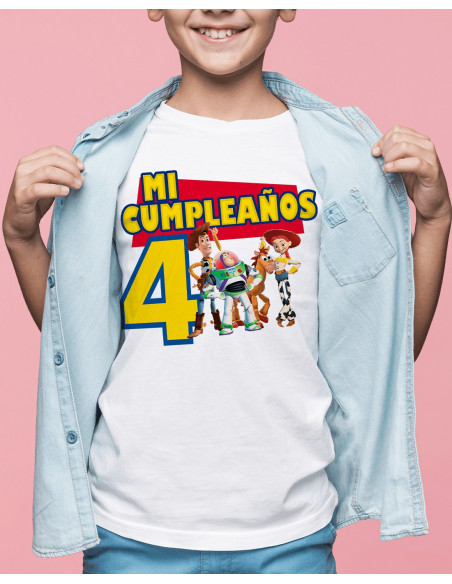Remeras Toy Story Cumpleaños