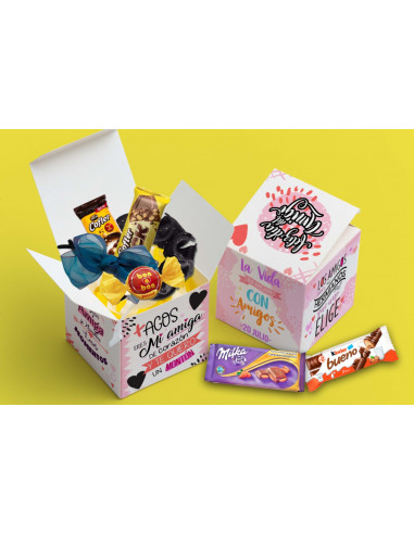 CAJA PARA SUBLIMAR DÍA DEL AMIGO