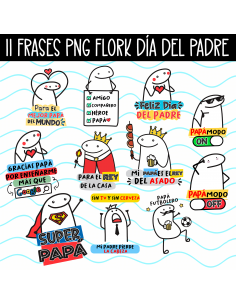 Frases día del padre flork
