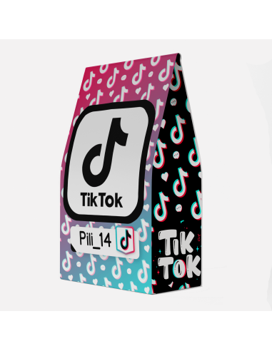 Bolsitas Imprimible - Tiktok