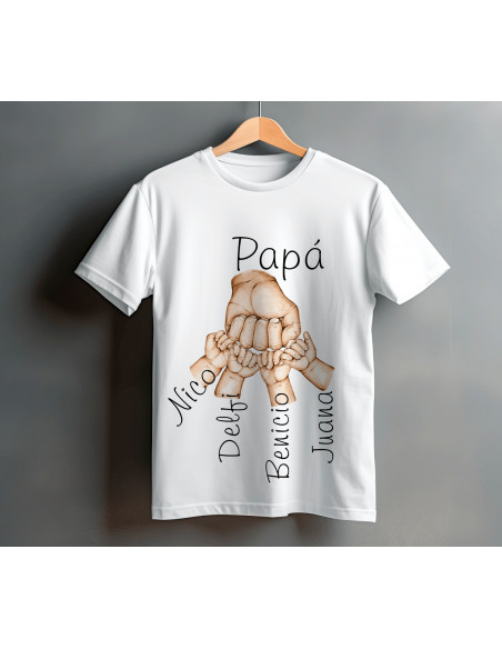 Remeras Manos día del padre