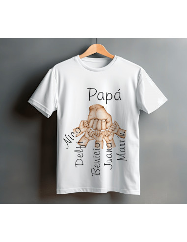Remeras Manos día del padre