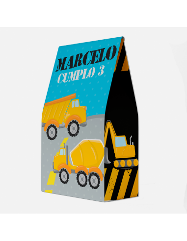 Bolsitas Imprimible - Construcción