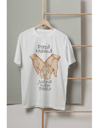 Remeras Manos Familia