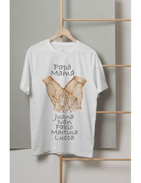 Remeras Manos Familia