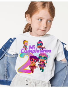 Remeras Super Cute Cumpleaños 2