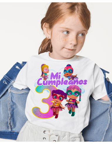 Remeras Super Cute Cumpleaños