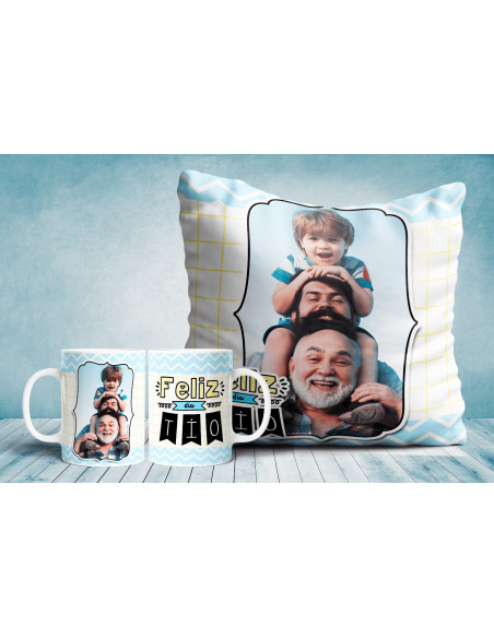 Tazas / almohadón día del padre fotos