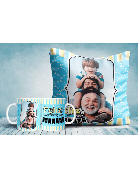 Tazas / almohadón día del padre fotos