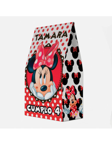 Bolsitas Imprimible - Minnie Roja