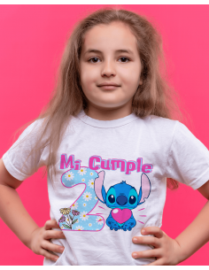Remeras Stitch Cumpleaños 2