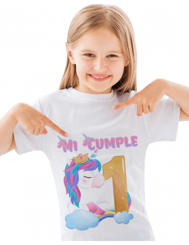 Remeras Unicornio Cumpleaños