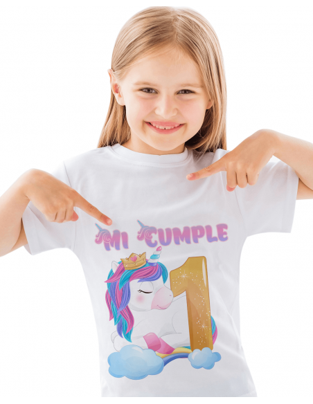 Remeras Unicornio Cumpleaños
