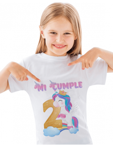 Remeras Unicornio Cumpleaños