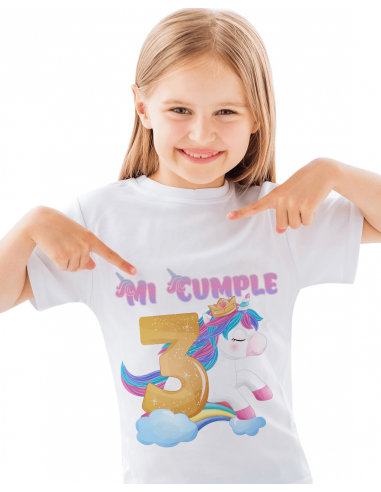 Remeras Unicornio Cumpleaños
