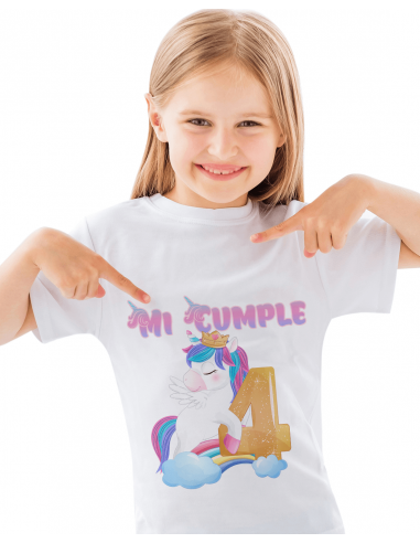 Remeras Unicornio Cumpleaños