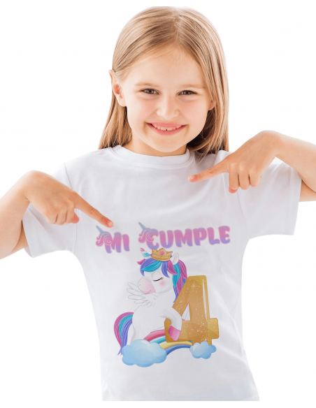 Remeras Unicornio Cumpleaños