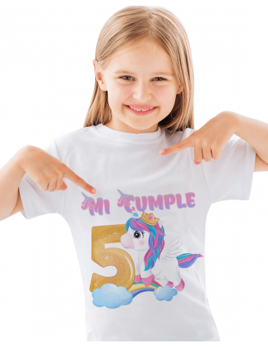 Remeras Unicornio Cumpleaños