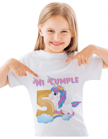 Remeras Unicornio Cumpleaños