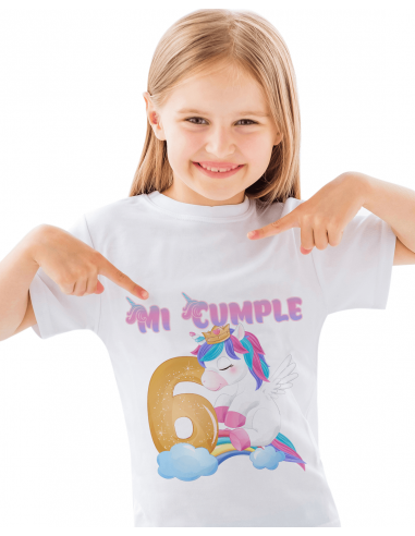 Remeras Unicornio Cumpleaños