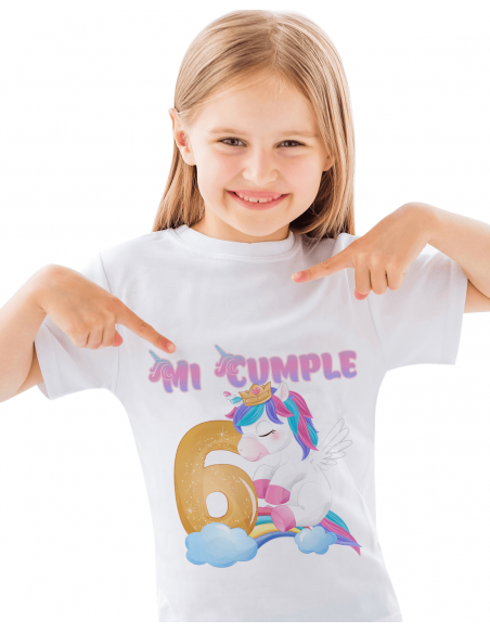 Remeras Unicornio Cumpleaños