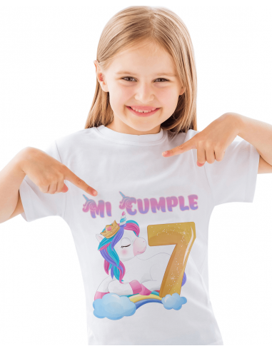Remeras Unicornio Cumpleaños