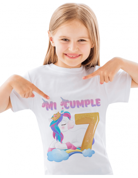 Remeras Unicornio Cumpleaños