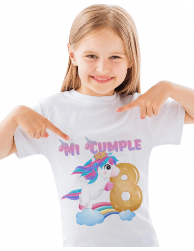 Remeras Unicornio Cumpleaños