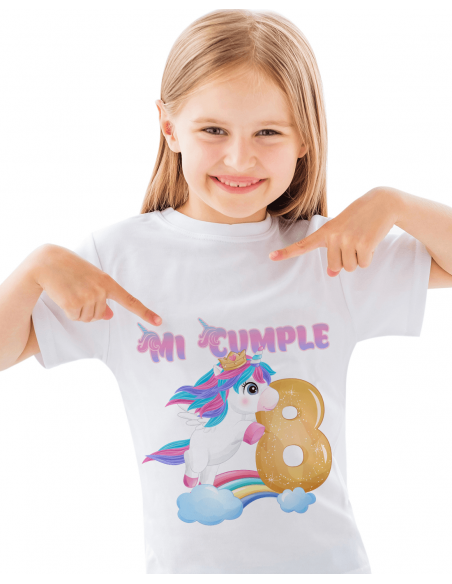 Remeras Unicornio Cumpleaños