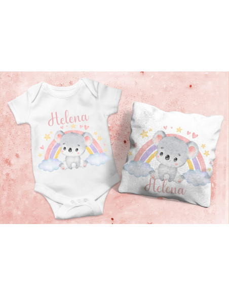 Body Almohadón animalitos arcoíris