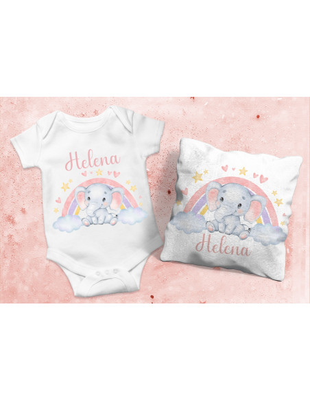 Body Almohadón animalitos arcoíris