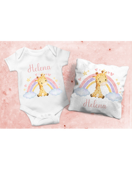 Body Almohadón animalitos arcoíris