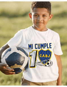 Remeras Futbol Boca Cumpleaños
