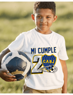 Remeras Futbol Boca Cumpleaños 2