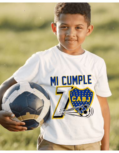 Remeras Futbol Boca Cumpleaños